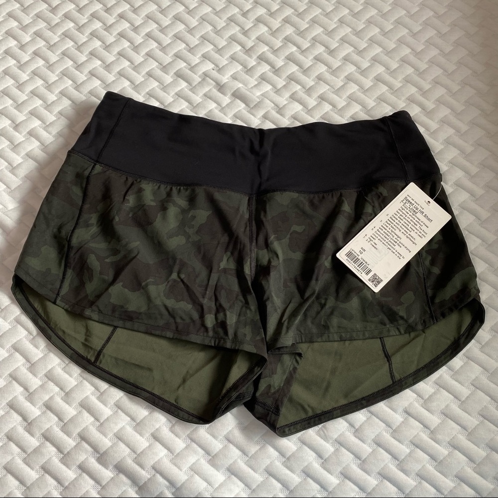 NWT Sz 10 Lululemon Speed Up HR 2.5” ICMI/Black - Picture 10 of 10